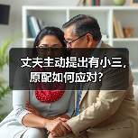 丈夫主动提出有小三，原配如何应对？（图1）