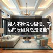 男人不愿说心里话，背后的原因竟然是这些？（图2）