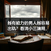 越有能力的男人越容易出轨？看清小三骗局，原配如何反击？（图1）