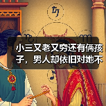 小三又老又穷还有俩孩子，男人却依旧对她不离不弃，原配该怎么办（图4）