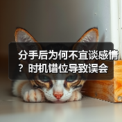 分手后为何不宜谈感情？时机错位导致误会（图4）