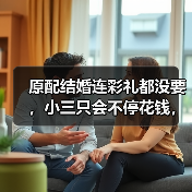 原配结婚连彩礼都没要,小三只会不停花钱,为什么男人还是想离婚(图4) 原配结婚连彩礼都没要,小三只会不停花钱,为什么男人还是想离婚(图4)
