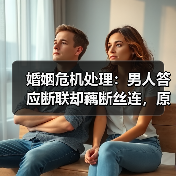 婚姻危机处理:男人答应断联却藕断丝连,原配该怎么办?(图3) 婚姻危机处理:男人答应断联却藕断丝连,原配该怎么办?(图3)