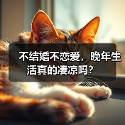 不结婚不恋爱,晚年生活真的凄凉吗?(图4) 不结婚不恋爱,晚年生活真的凄凉吗?(图4)