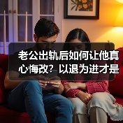 老公出轨后如何让他真心悔改?以退为进才是关键(图4) 老公出轨后如何让他真心悔改?以退为进才是关键(图4)