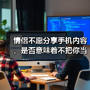 情侣不愿分享手机内容,是否意味着不把你当回事?(图1) 情侣不愿分享手机内容,是否意味着不把你当回事?(图1)