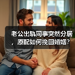老公出轨同事突然分居,原配如何挽回婚姻?(图4) 老公出轨同事突然分居,原配如何挽回婚姻?(图4)