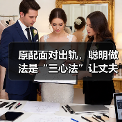 原配面对出轨，聪明做法是“三心法”让丈夫乖乖回心转意（图1）