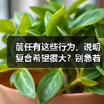 前任有这些行为,说明复合希望很大?别急着放弃(图2) 前任有这些行为,说明复合希望很大?别急着放弃(图2)