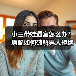 小三带娃逼宫怎么办?原配如何破解男人拒绝分离困局?(图4) 小三带娃逼宫怎么办?原配如何破解男人拒绝分离困局?(图4)