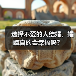 选择不爱的人结婚,婚姻真的会幸福吗?(图4) 选择不爱的人结婚,婚姻真的会幸福吗?(图4)