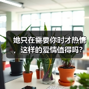 她只在需要你时才热情,这样的爱情值得吗?(图2) 她只在需要你时才热情,这样的爱情值得吗?(图2)