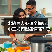 出轨男人心理全解析，小三如何操控情感？已婚女性必看（图1）