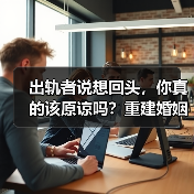 出轨者说想回头,你真的该原谅吗?重建婚姻的决定(图2) 出轨者说想回头,你真的该原谅吗?重建婚姻的决定(图2)