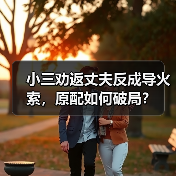 小三劝返丈夫反成导火索,原配如何破局?(图3) 小三劝返丈夫反成导火索,原配如何破局?(图3)