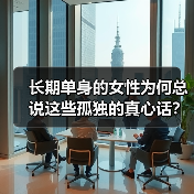 长期单身的女性为何总说这些孤独的真心话？（图2）