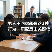 男人不回家却有这3种行为,原配反击关键信号来了!(图2) 男人不回家却有这3种行为,原配反击关键信号来了!(图2)