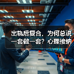 出轨后复合,为何总说一套做一套?心理接纳才是关键(图1) 出轨后复合,为何总说一套做一套?心理接纳才是关键(图1)