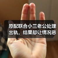 原配联合小三老公处理出轨,结果却让情况恶化?(图4) 原配联合小三老公处理出轨,结果却让情况恶化?(图4)
