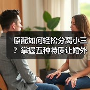 原配如何轻松分离小三?掌握五种特质让婚外情无处遁形(图1) 原配如何轻松分离小三?掌握五种特质让婚外情无处遁形(图1)