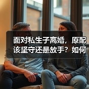 面对私生子离婚，原配该坚守还是放手？如何抉择？（图1）