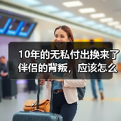10年的无私付出换来了伴侣的背叛,应该怎么办?(图1) 10年的无私付出换来了伴侣的背叛,应该怎么办?(图1)