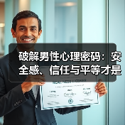 破解男性心理密码:安全感、信任与平等才是爱情长久的秘诀(图4) 破解男性心理密码:安全感、信任与平等才是爱情长久的秘诀(图4)