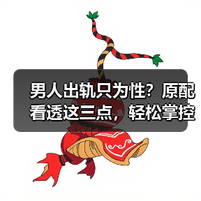 男人出轨只为性?原配看透这三点,轻松掌控出轨动机(图4) 男人出轨只为性?原配看透这三点,轻松掌控出轨动机(图4)