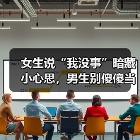 女生说“我没事”暗藏小心思,男生别傻傻当真(图1) 女生说“我没事”暗藏小心思,男生别傻傻当真(图1)