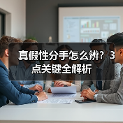 真假性分手怎么辨?3点关键全解析(图1) 真假性分手怎么辨?3点关键全解析(图1)