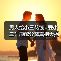 男人给小三花钱=爱小三？原配分离真相大揭秘（图3）