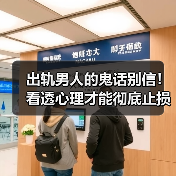 出轨男人的鬼话别信!看透心理才能彻底止损(图1) 出轨男人的鬼话别信!看透心理才能彻底止损(图1)