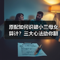 原配如何识破小三母女算计?三大心法助你翻盘(图2) 原配如何识破小三母女算计?三大心法助你翻盘(图2)