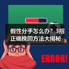 假性分手怎么办?3招正确挽回方法大揭秘(图4) 假性分手怎么办?3招正确挽回方法大揭秘(图4)