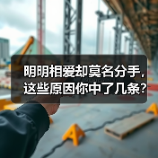 明明相爱却莫名分手,这些原因你中了几条?(图1) 明明相爱却莫名分手,这些原因你中了几条?(图1)