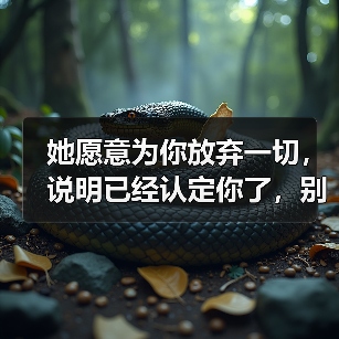 她愿意为你放弃一切,说明已经认定你了,别再错过!(图1) 她愿意为你放弃一切,说明已经认定你了,别再错过!(图1)