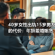40岁女性出轨15岁男友的代价:年龄差婚姻危机真相(图3) 40岁女性出轨15岁男友的代价:年龄差婚姻危机真相(图3)