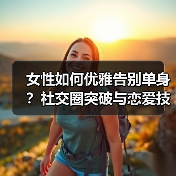 女性如何优雅告别单身?社交圈突破与恋爱技巧关键(图2) 女性如何优雅告别单身?社交圈突破与恋爱技巧关键(图2)