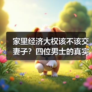 家里经济大权该不该交妻子?四位男士的真实经历揭露真相(图2) 家里经济大权该不该交妻子?四位男士的真实经历揭露真相(图2)