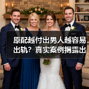 原配越付出男人越容易出轨?真实案例揭露出轨男人的致命弱点(图1) 原配越付出男人越容易出轨?真实案例揭露出轨男人的致命弱点(图1)