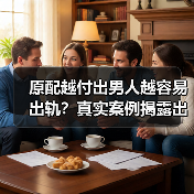 原配越付出男人越容易出轨?真实案例揭露出轨男人的致命弱点(图3) 原配越付出男人越容易出轨?真实案例揭露出轨男人的致命弱点(图3)