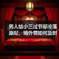 男人给小三过节却冷落原配,婚外情如何及时止损?(图2) 男人给小三过节却冷落原配,婚外情如何及时止损?(图2)
