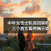 中年女性出轨原因解析:三个真实案例揭示婚姻危机(图2) 中年女性出轨原因解析:三个真实案例揭示婚姻危机(图2)
