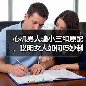 心机男人骗小三和原配，聪明女人如何巧妙制胜？（图2）