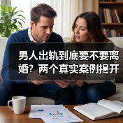 男人出轨到底要不要离婚？两个真实案例揭开残酷真相（图3）