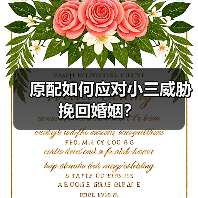 原配如何应对小三威胁挽回婚姻？（图1）