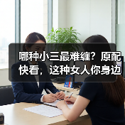 哪种小三最难缠？原配快看，这种女人你身边全都是！（图1）