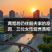 离婚后仍住前夫家的原因，三位女性坦言真相（图4）