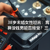 38岁未婚女性坦言：离异没钱男能否接受？三位真实态度（图1）
