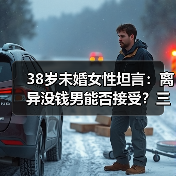 38岁未婚女性坦言：离异没钱男能否接受？三位真实态度（图3）